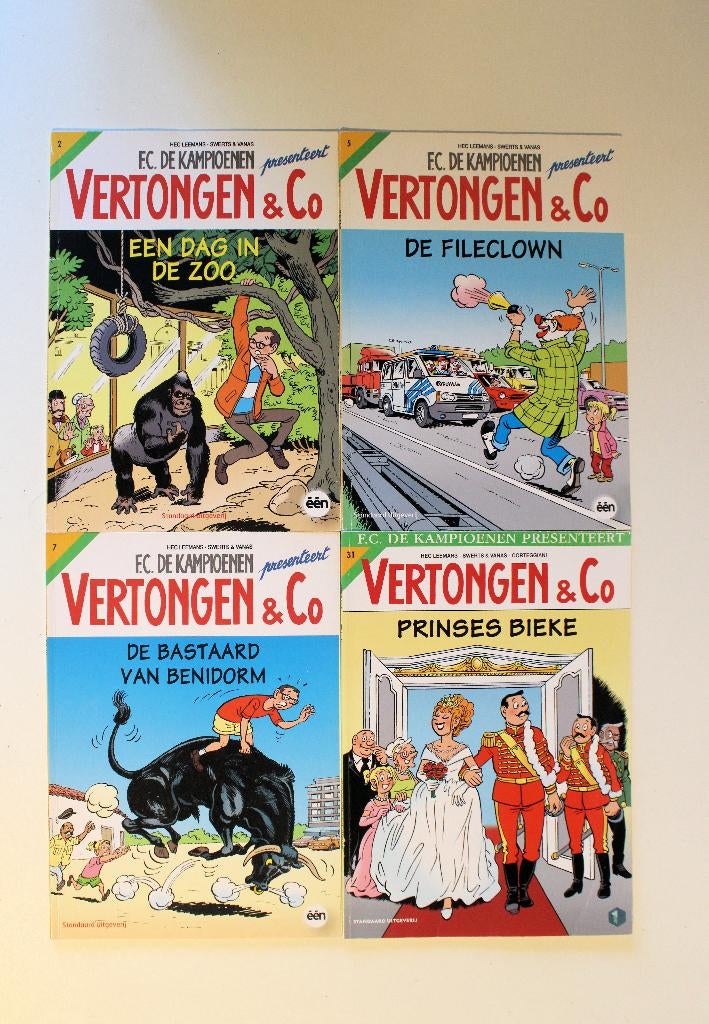 F.C. De Kampioenen presenteert Vertongen & Co (1ste druk), Plusieurs BD, Enlèvement ou Envoi, Hec Leemans, Comme neuf
