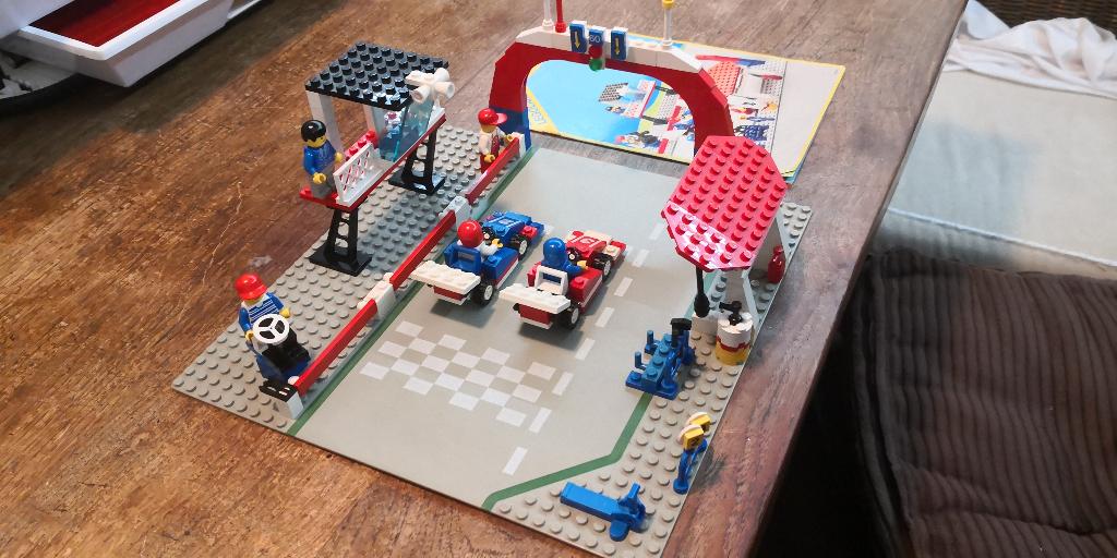 Lego Motor Speedway 6381 - 1987, Enlèvement ou Envoi, Utilisé, Ensemble complet, Lego