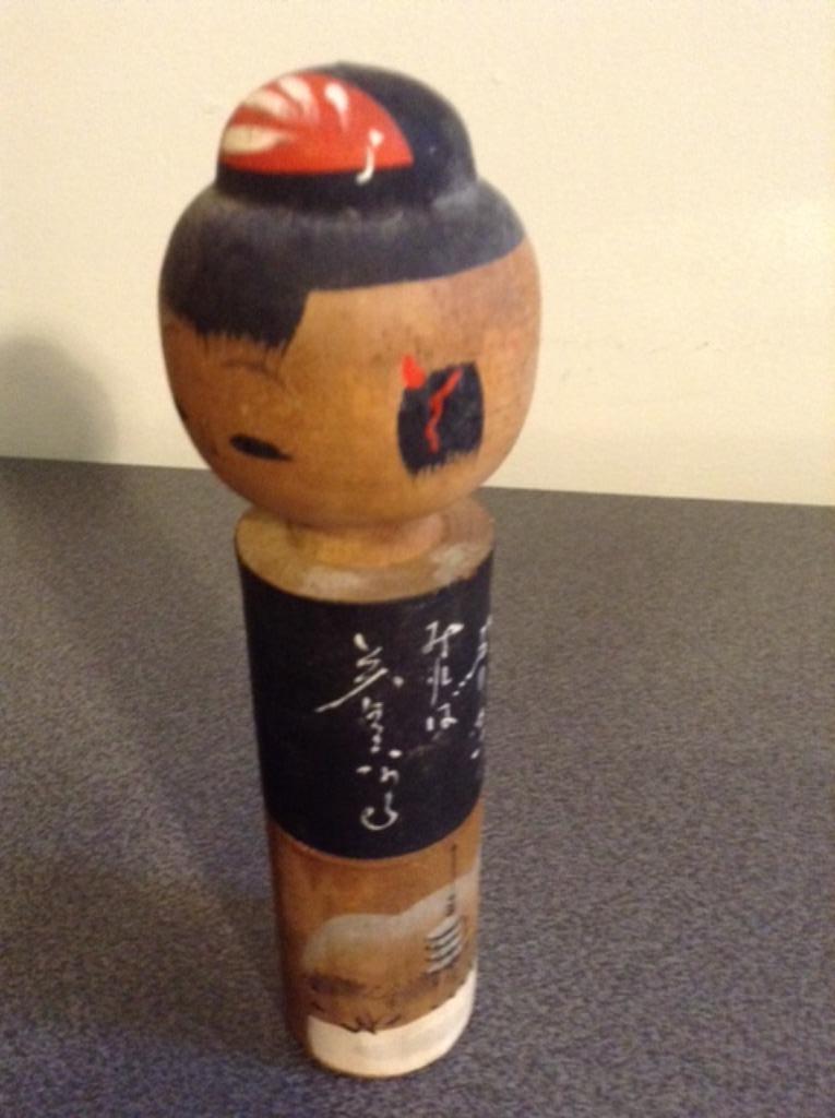 Kokeshi - Traditionele Japanse houten pop / 38, Ophalen of Verzenden