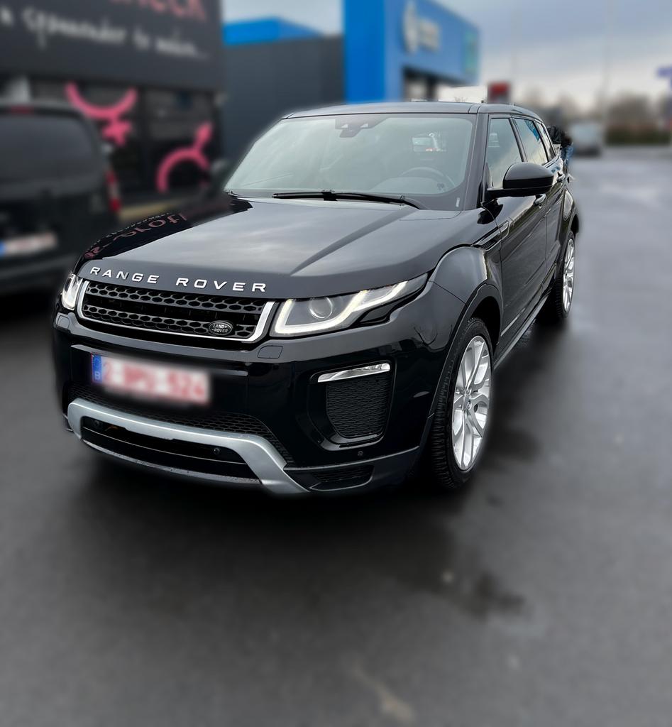 Range Rover Evoque, Automaat, Parkeersensor, Zwart, Leder