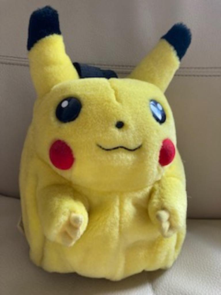 Pokemon pluche draagtasje Pikachu, Ophalen of Verzenden, Gebruikt