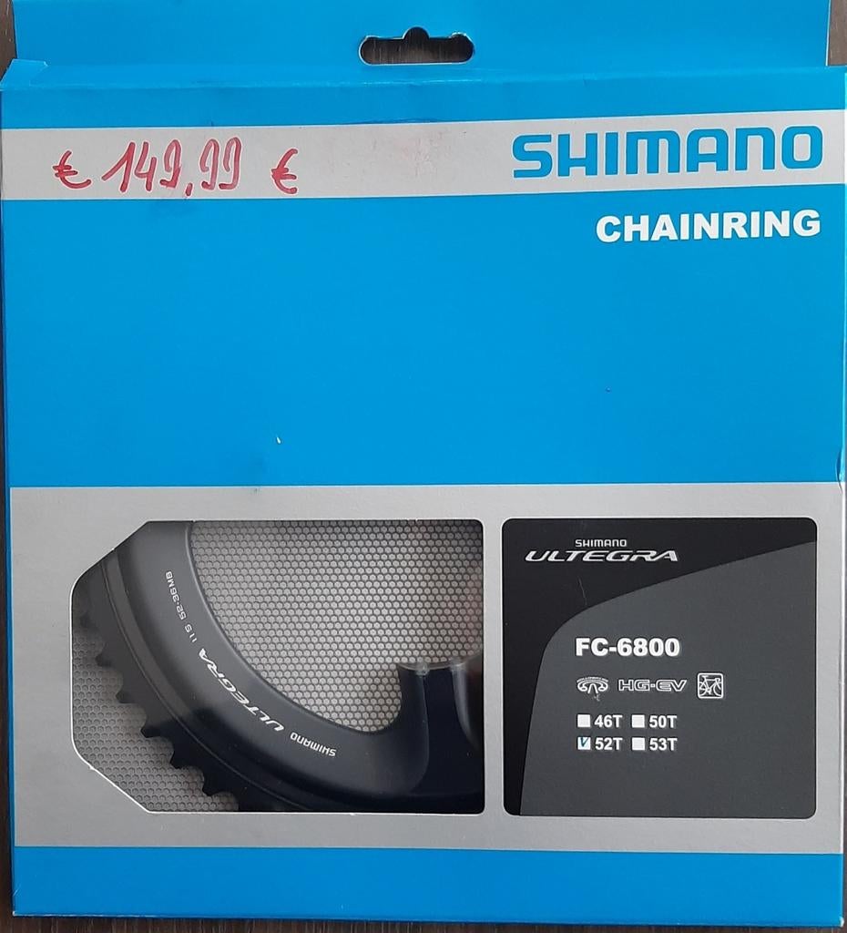 Shimano ultegra kettingblad 52t 11 speed, Fietsen en Brommers, Ophalen, Nieuw, Crankstel of Pedalen, Shimano