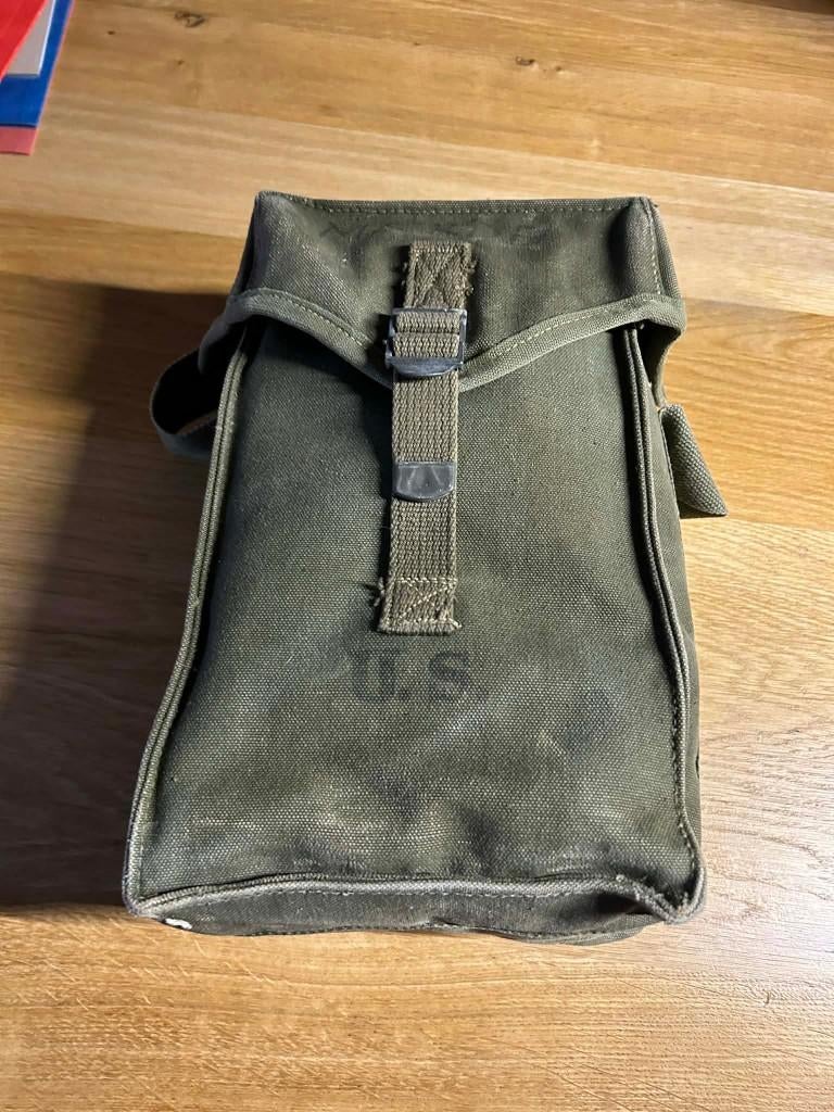 WWII - ammunition carrying bag - SAC DE TRANSPORT MUNITION, Enlèvement ou Envoi, Autres, Autres types