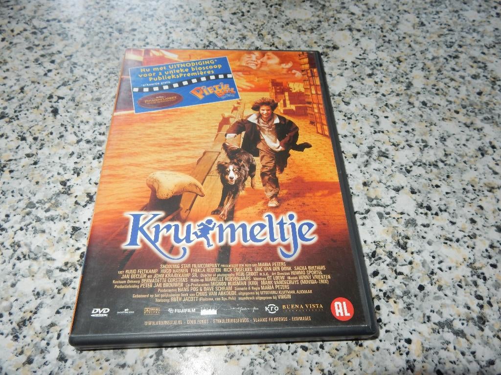 nr.2383- Dvd: kruimeltje - jeugdfilm, Avontuur, Ophalen of Verzenden, Zo goed als nieuw, Film