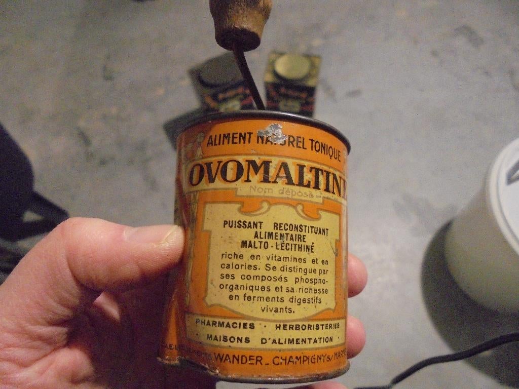 Mini boîte métallique musicale Ovomaltine, Verzamelen, Blikken, Ophalen, Gebruikt, Overige, Overige merken