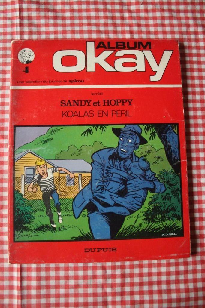 SANDY et HOPPY - Koalas en peril - Lambil Willy 1972 OKAY, Livres, Enlèvement ou Envoi, Une BD, Lambil willy, Utilisé