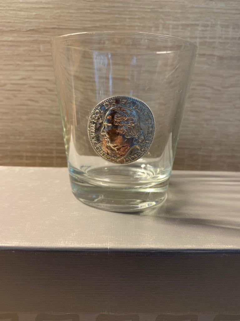 Verre Dubonnet avec écusson Louis XVIII, Verzamelen, Ophalen of Verzenden, Gebruikt