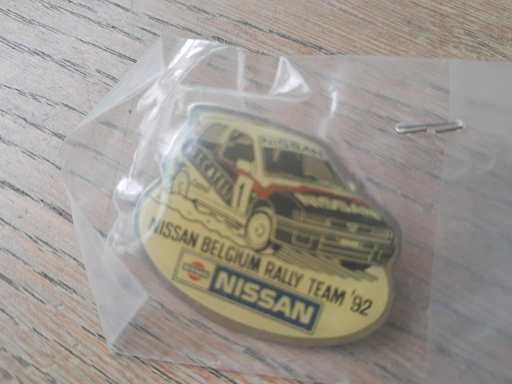 Épinglette : Nissan Belgian Rally Team 1992, Collections, Enlèvement ou Envoi