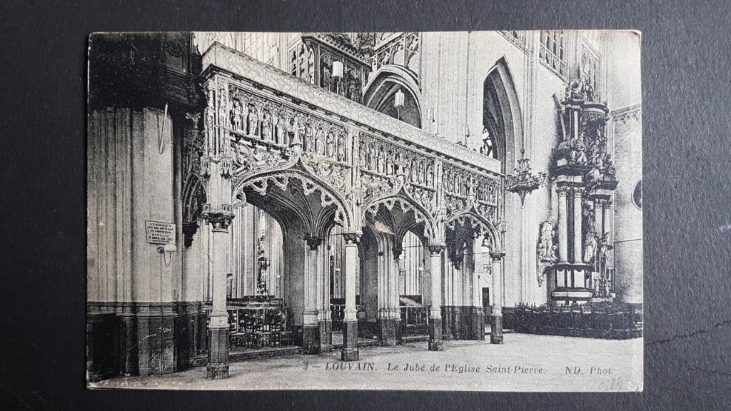 Leuven Louvain Jubé de l'eglise Saint-Pierre, Collections, Cartes postales | Belgique, Enlèvement ou Envoi, Avant 1920, Non affranchie
