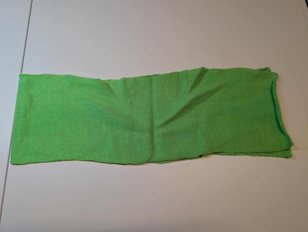 Fel groen gebreide sjaal, Ophalen of Verzenden, Sjaal