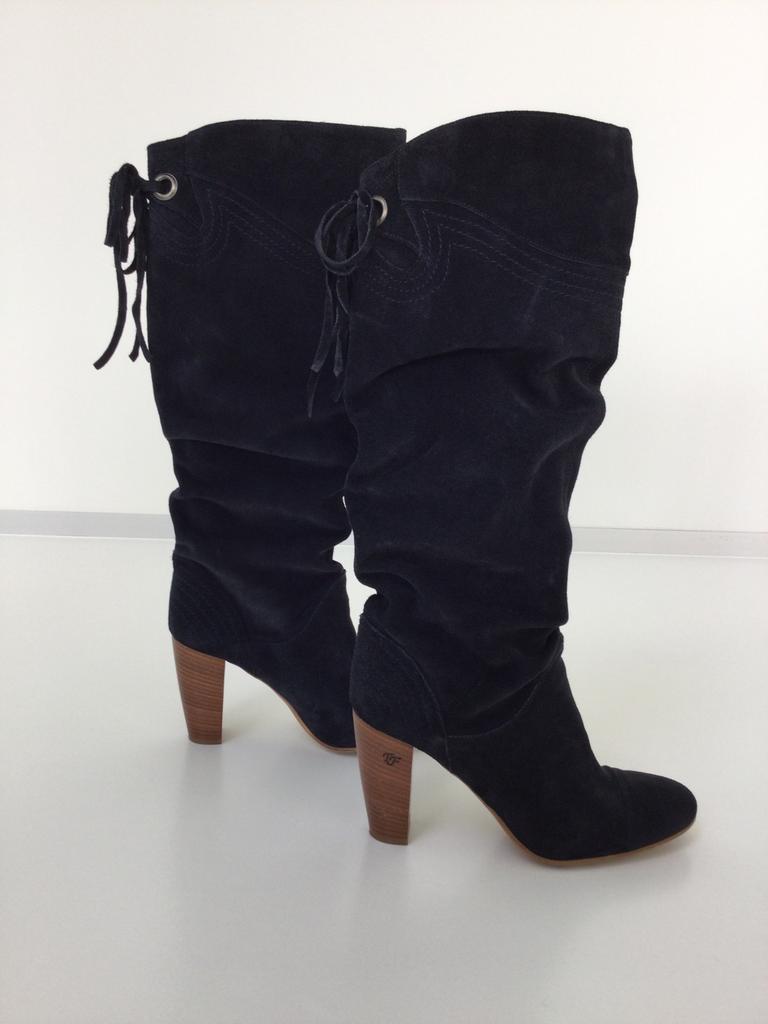 Blauwe laarzen Talking French maat 37, Kleding | Dames, Schoenen, Blauw, Ophalen of Verzenden, Gedragen, Hoge laarzen