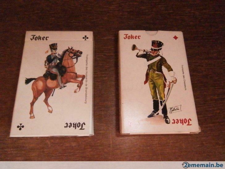 Deux jeux de carte-uniforme napoléonien, Enlèvement, Utilisé