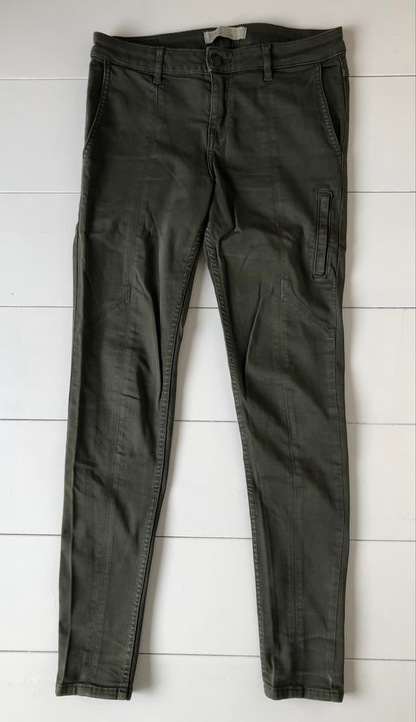 lange broek Zara 38 kaki, Maat 38/40 (M), Zara, Ophalen of Verzenden, Lang