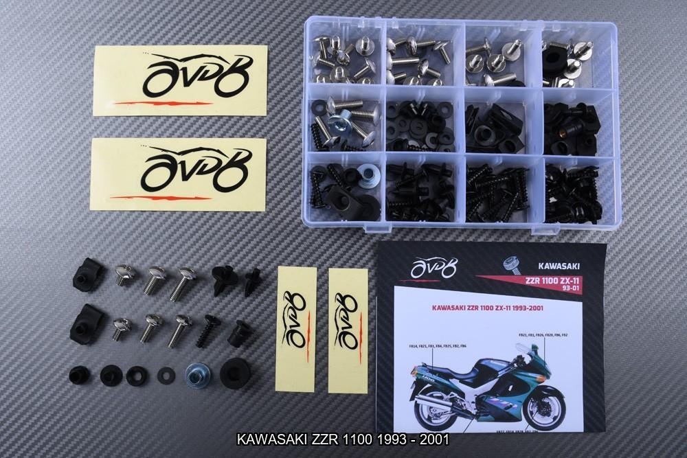 Kuip bouten set voor KAWASAKI ZZR 1100 1990 - 2001, Ophalen of Verzenden, Nieuw