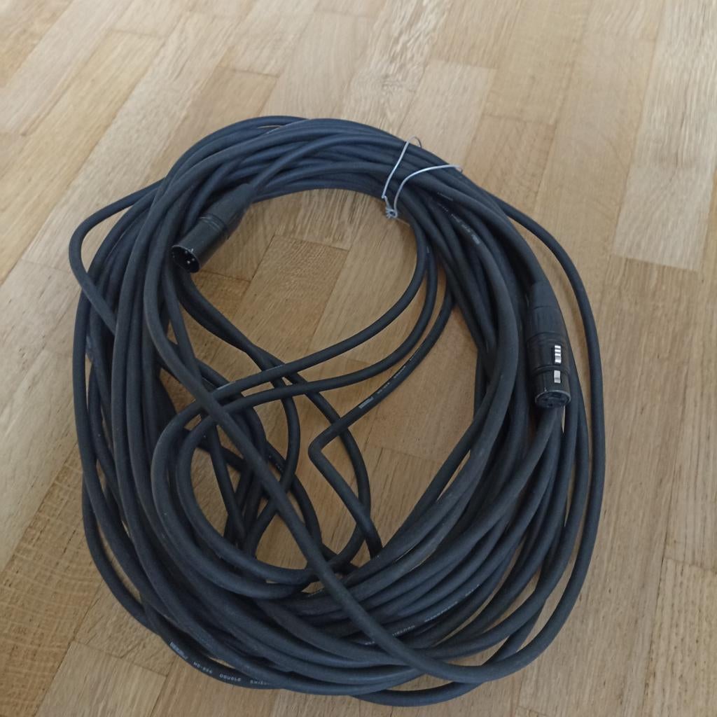 Double shielded microphone cable, 20 mètres, Made in Germany, Musique & Instruments, Enlèvement ou Envoi, Comme neuf, Micro