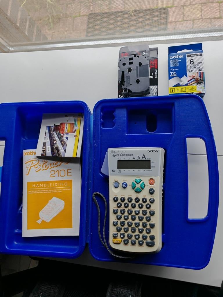 Imprimante d'étiquettes Brother 210E avec batterie, Enlèvement ou Envoi