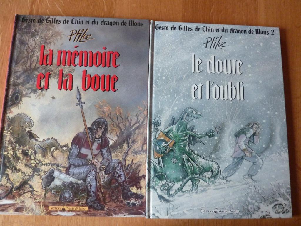 Série complète Geste de Gilles de Chin et du dragon de Mons., Ophalen, Ptiluc, Nieuw, Meerdere stripboeken