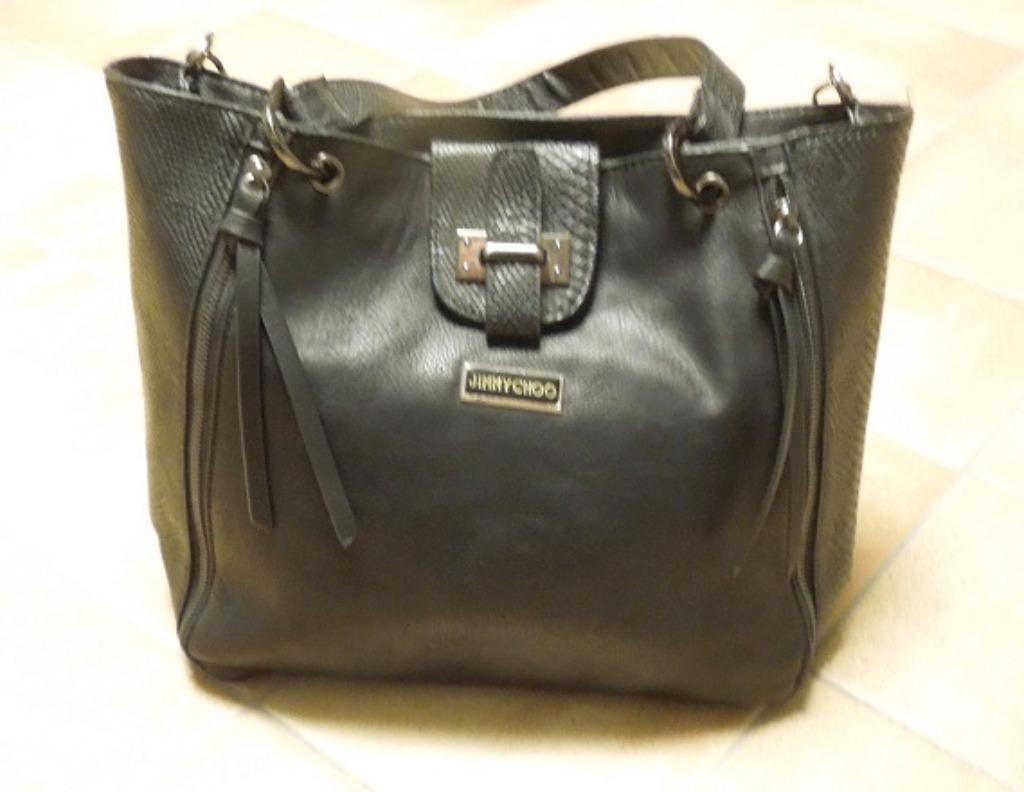Handtas Jimmychoo, Handtassen en Accessoires, Tassen | Damestassen, Ophalen of Verzenden, Zo goed als nieuw, Zwart, Handtas
