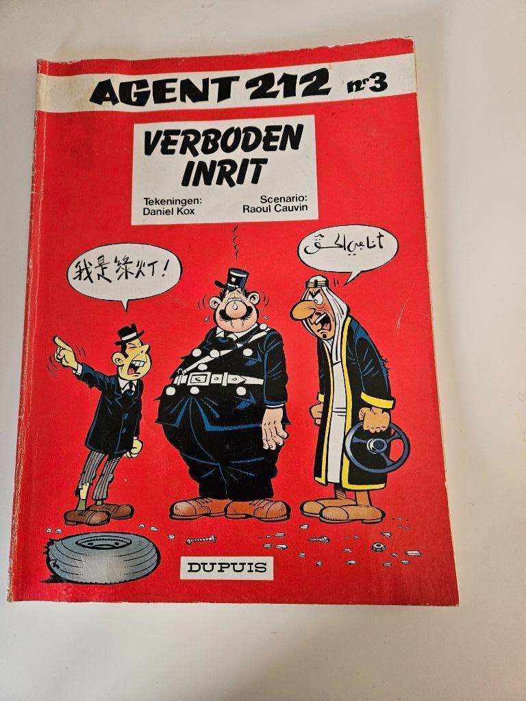 Agent 212, Boeken, Eén stripboek, Ophalen, Gelezen, Daniel Kox