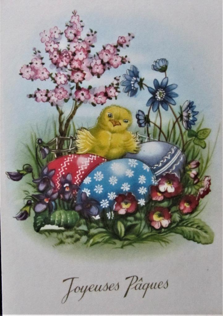 POSTKAART FANTASIE- PASEN, Verzamelen, Ophalen of Verzenden, Ongelopen, Feest(dag)