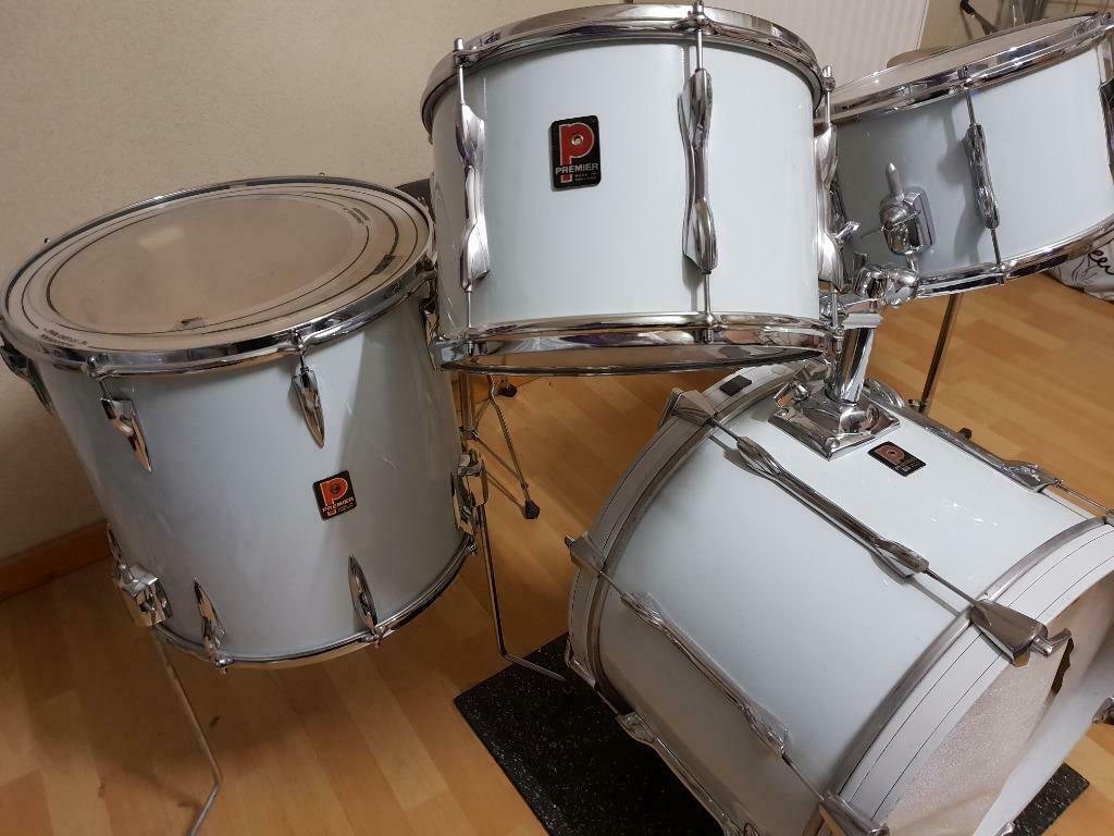Batterie acoustique vintage, Muziek en Instrumenten, Ophalen, Gebruikt, Premier