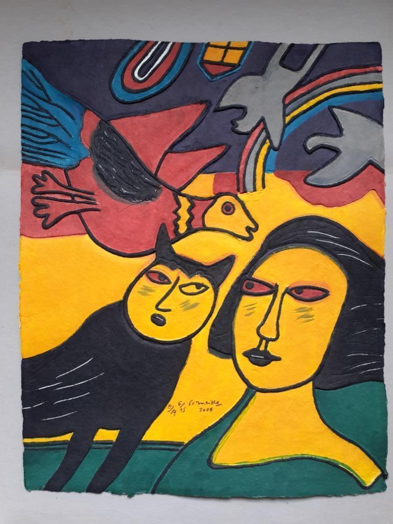"Complicité" - Guillaume Corneille, Antiek en Kunst, Ophalen