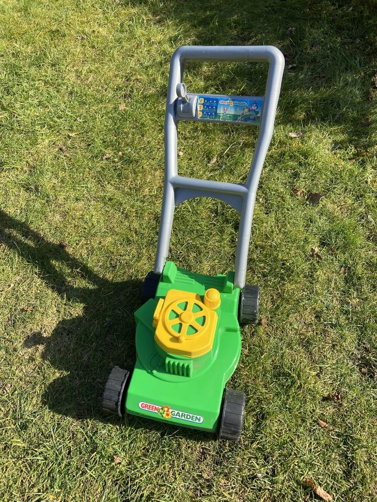 Kinderen grasmachine groen/geel, Kinderen en Baby's, Ophalen of Verzenden, Zo goed als nieuw