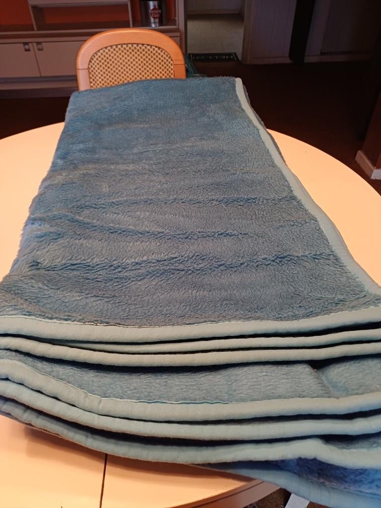 deken 2 persoons merk good night kleur blauw, Huis en Inrichting, Ophalen, Gebruikt, Blauw, Tweepersoons