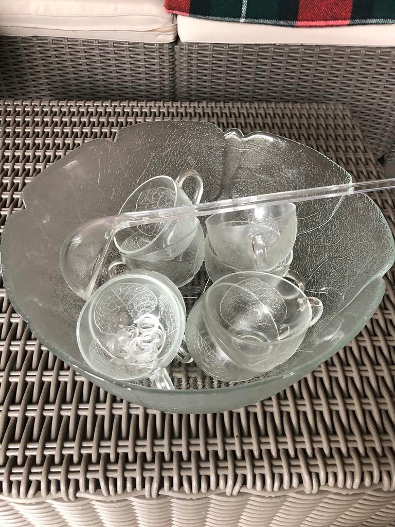 Set a sangria en verre, Maison & Meubles, Enlèvement, Comme neuf, Verre