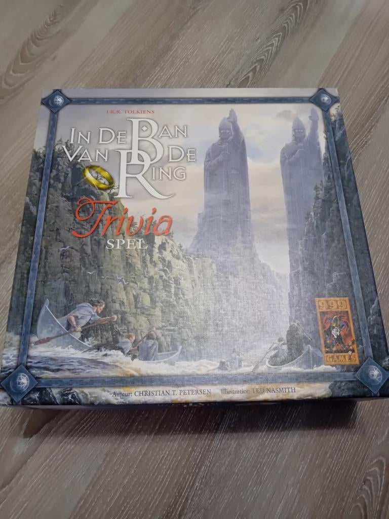 In de ban van de ring trivia, Hobby en Vrije tijd, Een of twee spelers, Ophalen of Verzenden, Zo goed als nieuw, 999 Games