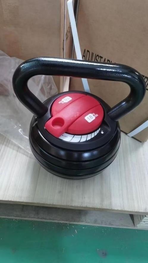 verstelbare kettlebell tot 18 KG - Laagste prijsgarantie!!, Sport en Fitness, Fitnessmaterialen, Ophalen of Verzenden, Kettlebell