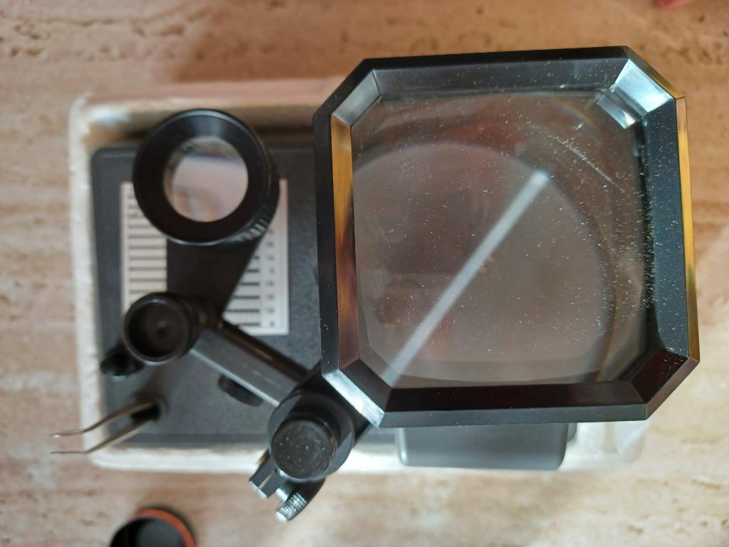 Appareil de loupe pour timbre, Enlèvement, Utilisé, Loupe