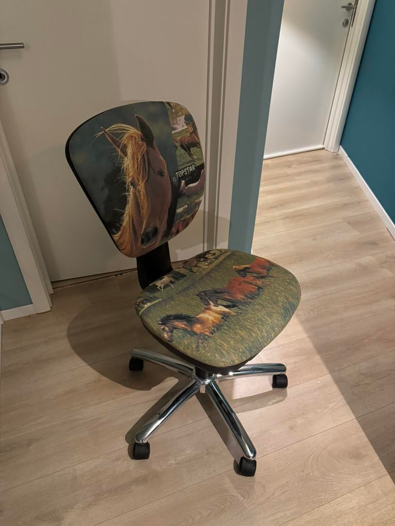 Bureaustoel paarden Topstar, Ophalen, Zo goed als nieuw, Overige kleuren, Bureaustoel