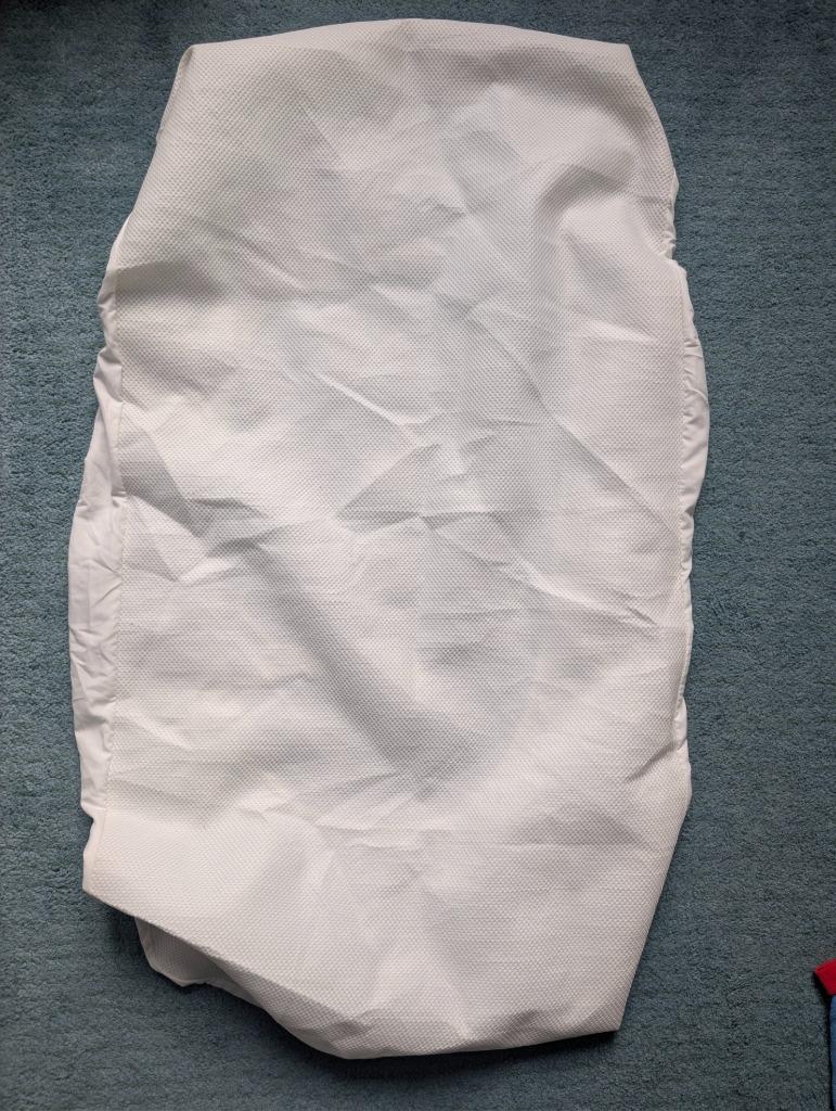 IKEA Lenast matrasbeschermer, wit, 60 x 120 cm, 60 x 120 cm, Kinderen en Baby's, Babywiegjes en Ledikanten, Ophalen of Verzenden