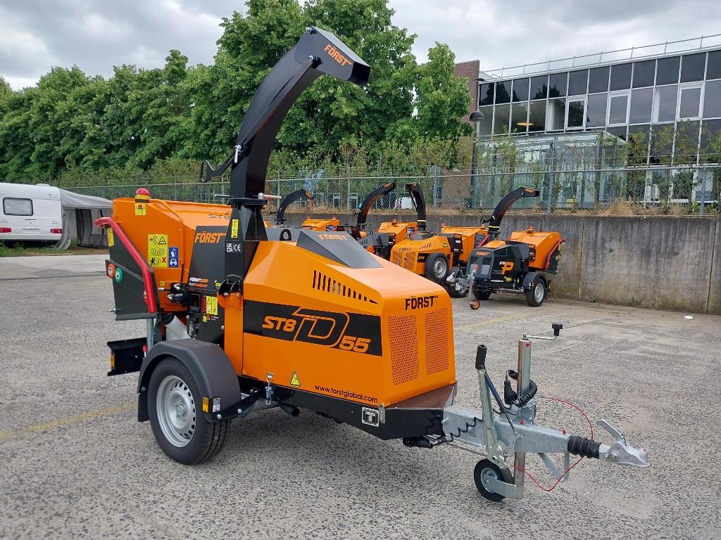 Först ST8D (diesel 55 pk) 21cm - NIEUW (stock), Zakelijke goederen, Machines en Bouw | Tuin, Park en Bosbouw, Ophalen, Hakselaar