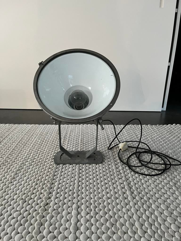 Designlamp met industriële loftlook, Ophalen, Zo goed als nieuw, Glas