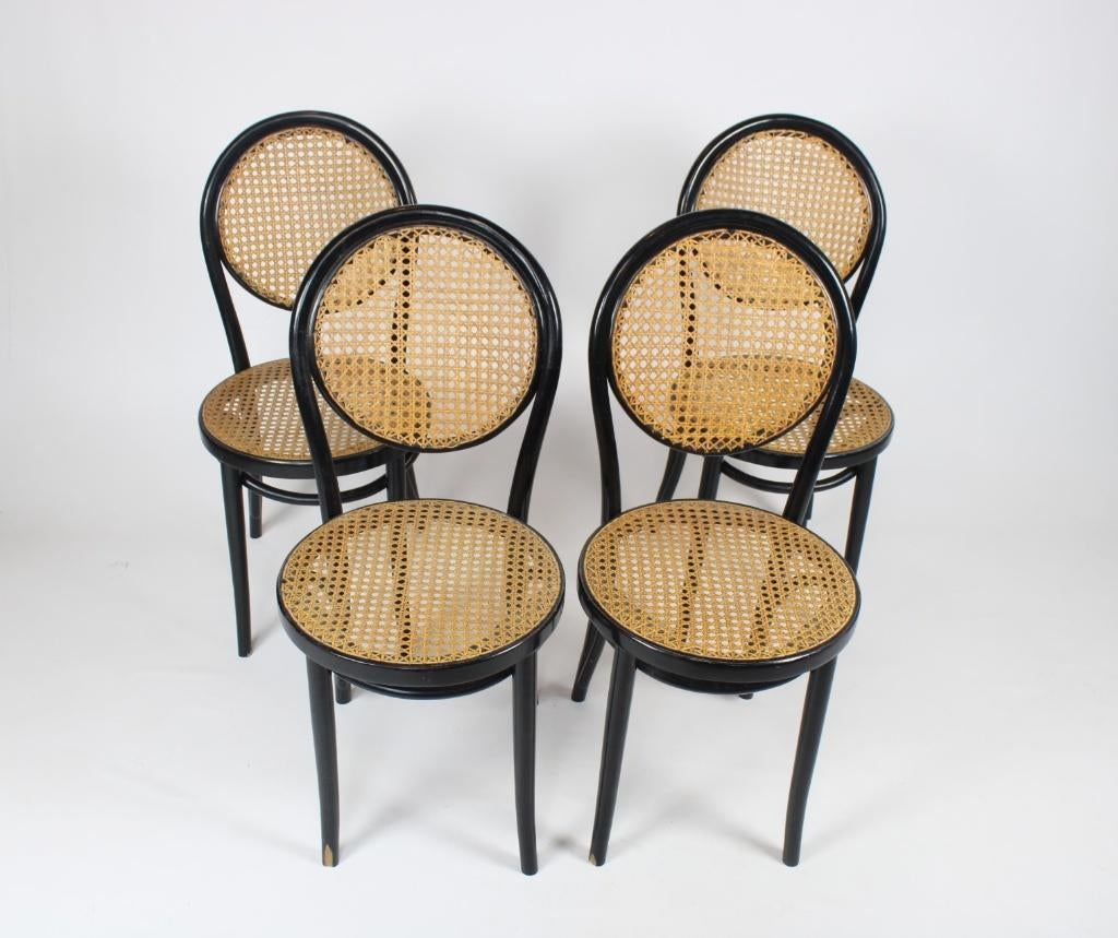4 stoelen bentwood, stijl Thonet, Antiek en Kunst, Ophalen
