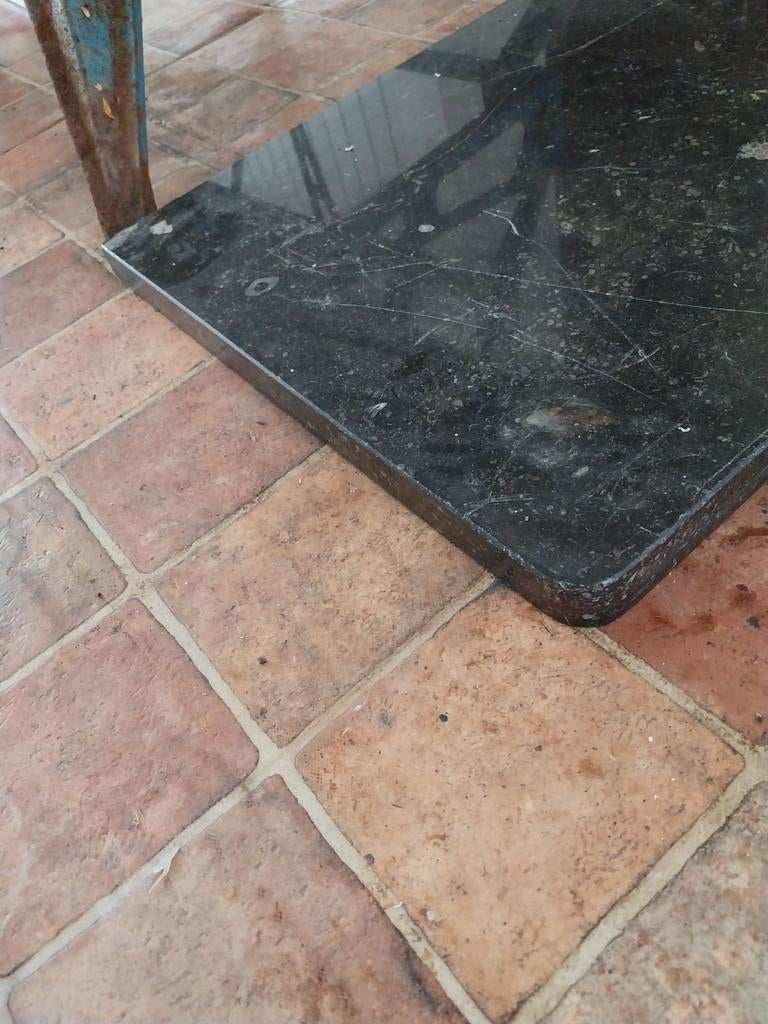 Kachelonderplaat gezoete blauwe hardsteen 80x45x3, Ophalen, Zo goed als nieuw, Hardsteen