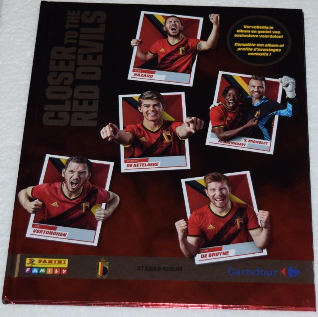 Panini Carrefour WK 2022 Rode Duivels Boek + stickers, Verzamelen, Verzenden, Nieuw, Poster, Plaatje of Sticker