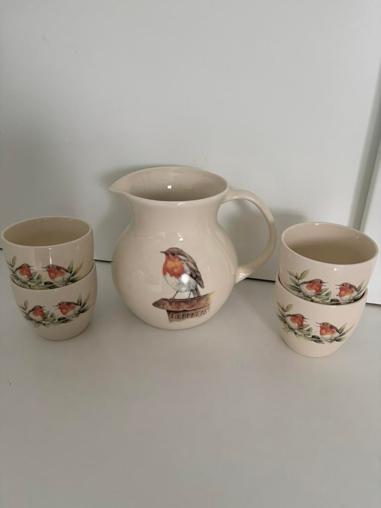 Kan met 4 bekers, Ophalen, Zo goed als nieuw