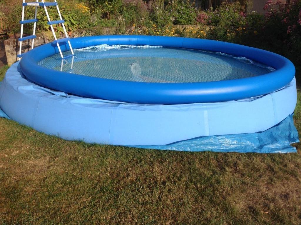 Zwembad, Gebruikt, Rond, Ophalen, 120 cm of meer