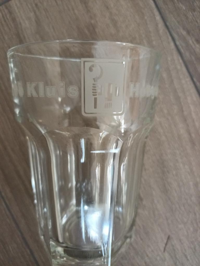 set 6 glazen de kluis Hoegaarden, Ophalen of Verzenden, Nieuw, Glas of Glazen, Overige merken