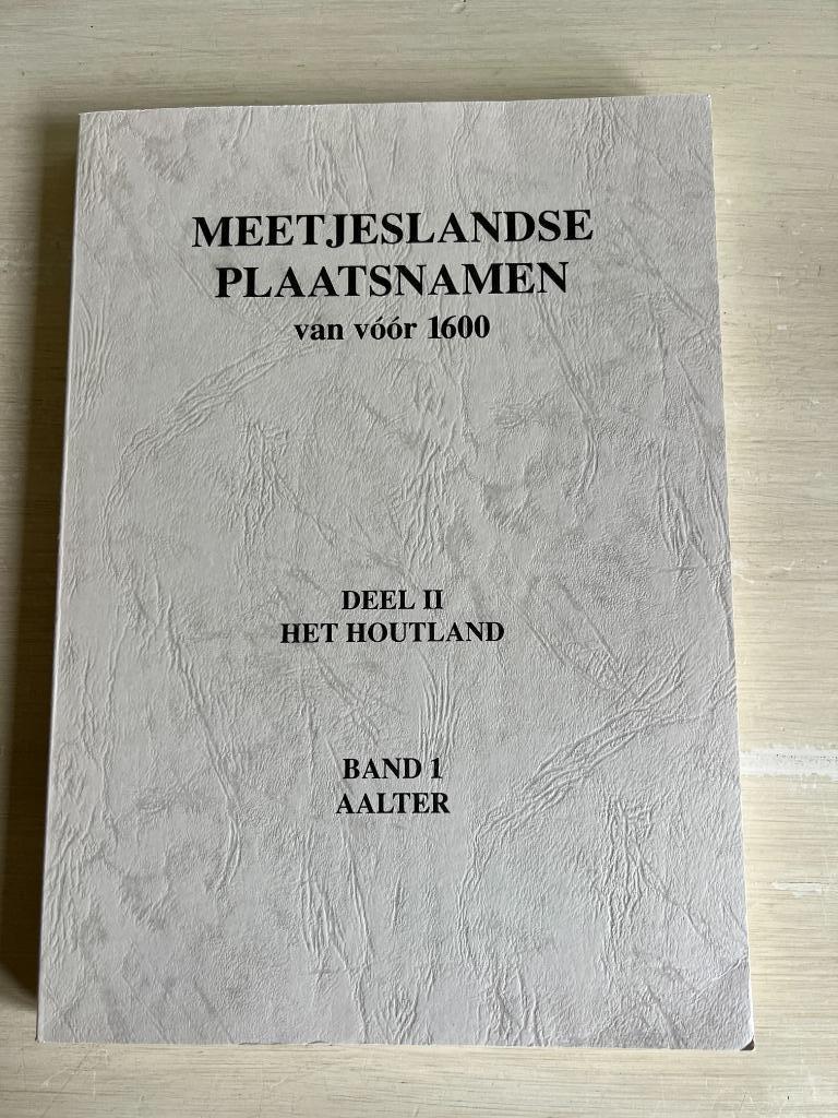 Meetjeslandse plaatsnamen van voor 1600., Gelezen, 19e eeuw, Ophalen of Verzenden, De Vos