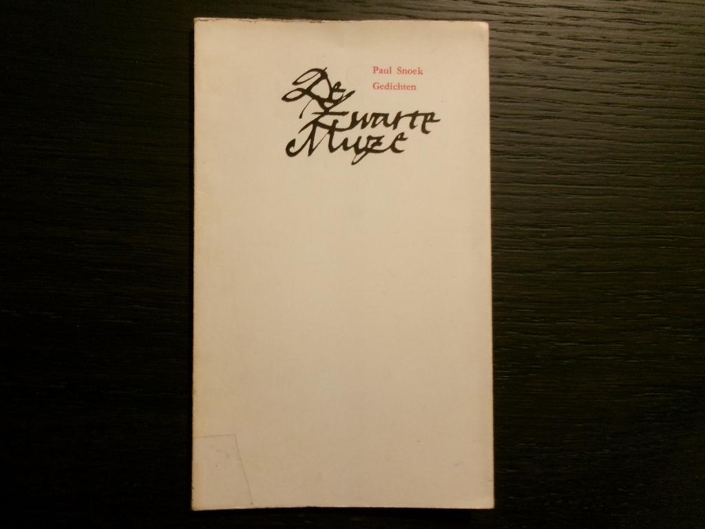 De zwarte muze  -Gedichten- Paul Snoek, Boeken, Ophalen of Verzenden