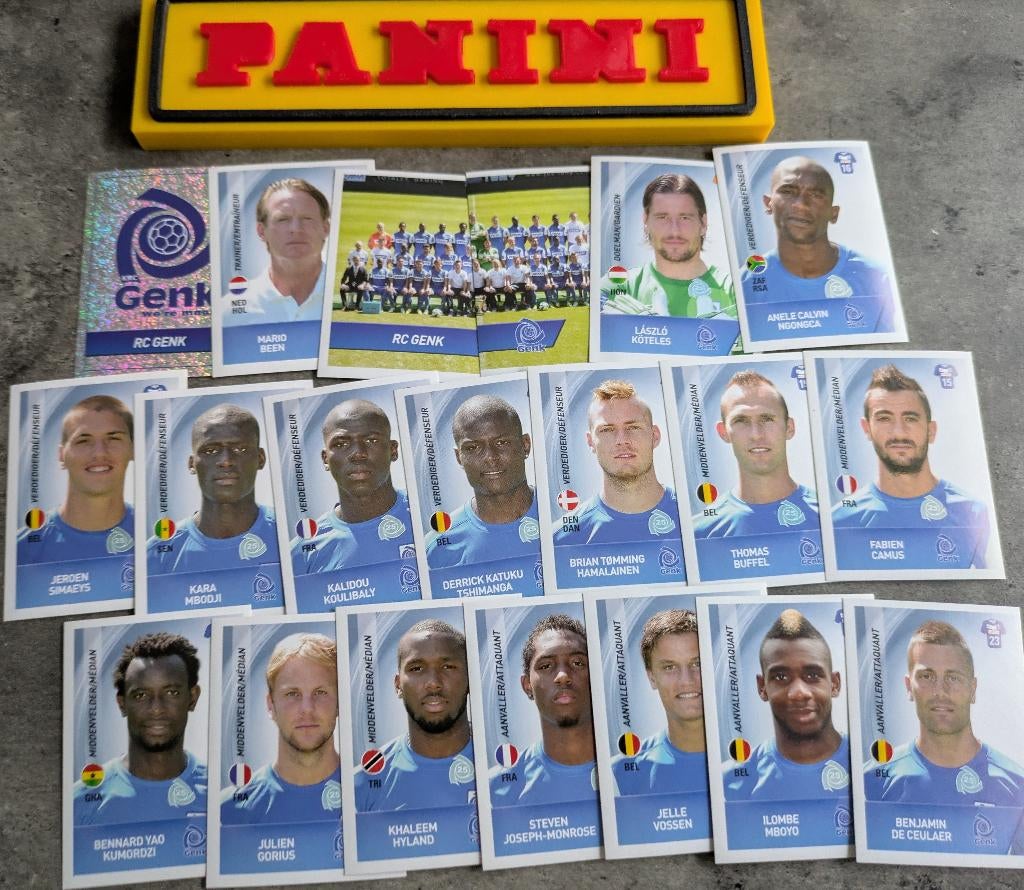 Panini FOOTBALL 2014 20 AUTOCOLLANTS RACING GENK FOOTBALL, Enlèvement ou Envoi, Neuf