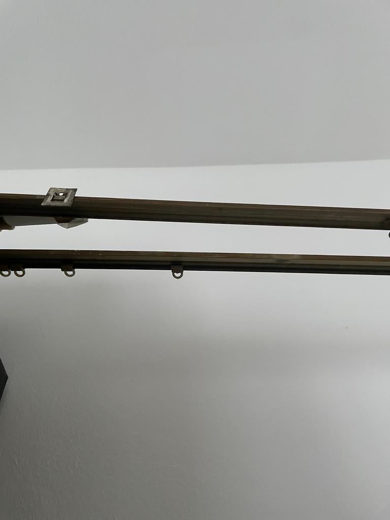 Curtain track rail - metal, Ophalen, Zo goed als nieuw