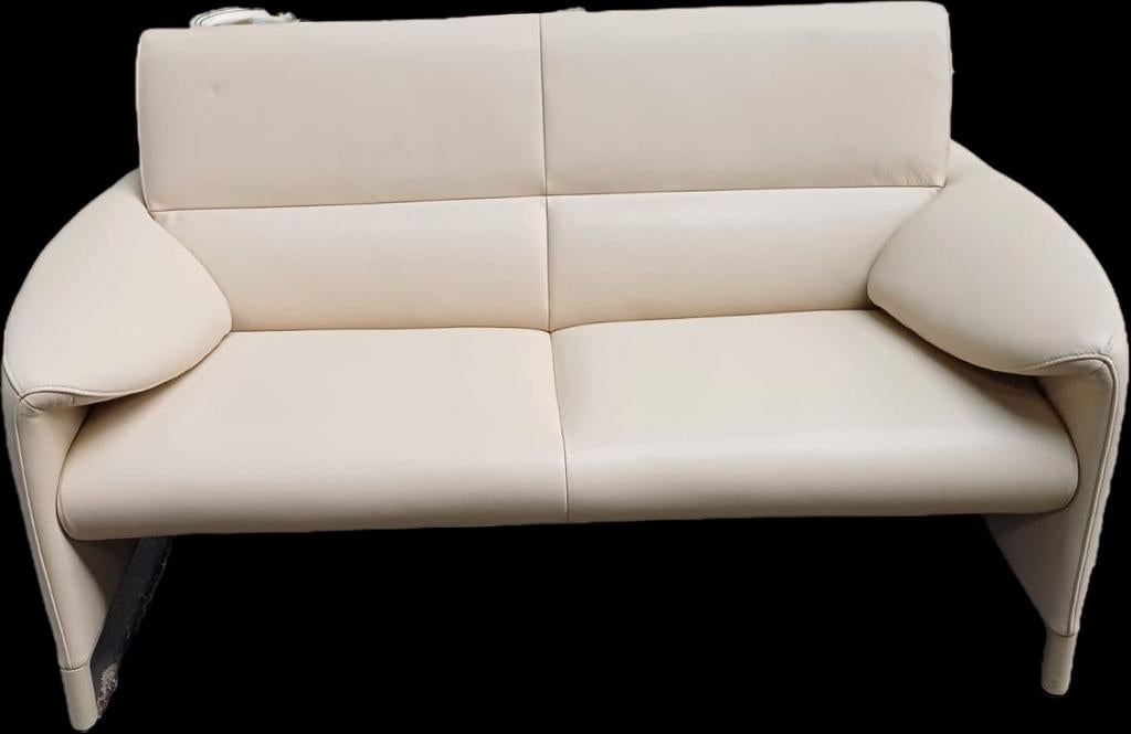 Canapé LEOLUX design 2 places, Maison & Meubles, Canapés | Sofas & Chaises Longues, Enlèvement, Cuir