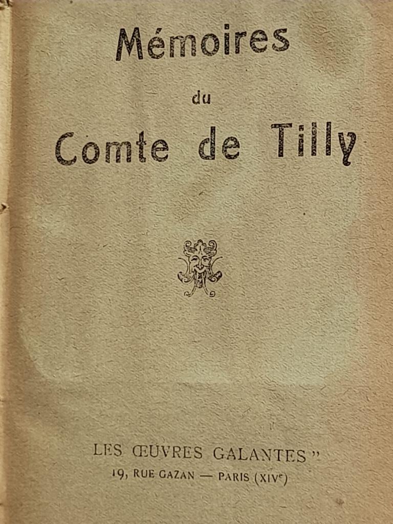 Comte du Tilly - Abbé de Choisy, Ophalen of Verzenden, Gelezen, Tilly - Choisy - Gramont, Overige