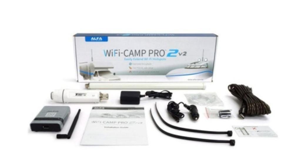 Alfa WiFi-Camp Pro 2v2 WiFi-versterker, Ophalen, Nieuw