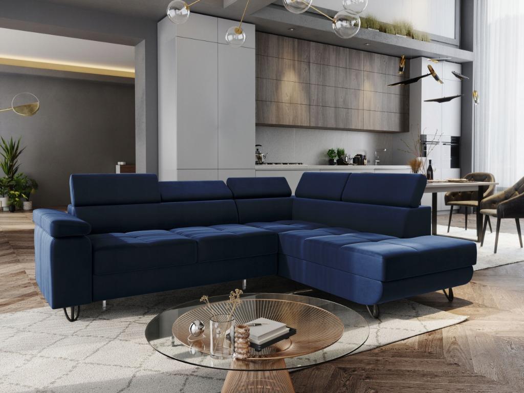 Hoekbank met slaapfunctie / Sofa / Bank / Woonkamer, Huis en Inrichting, Verzenden, Hoekbank, Stof, 150 cm of meer